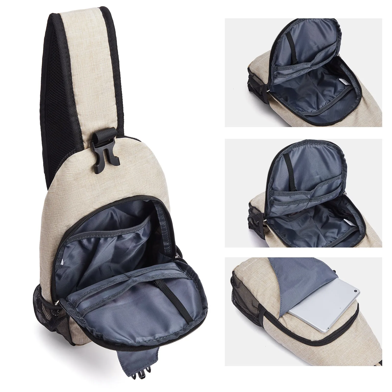 Nova Sling Bag with Cell Phone Security Organizer