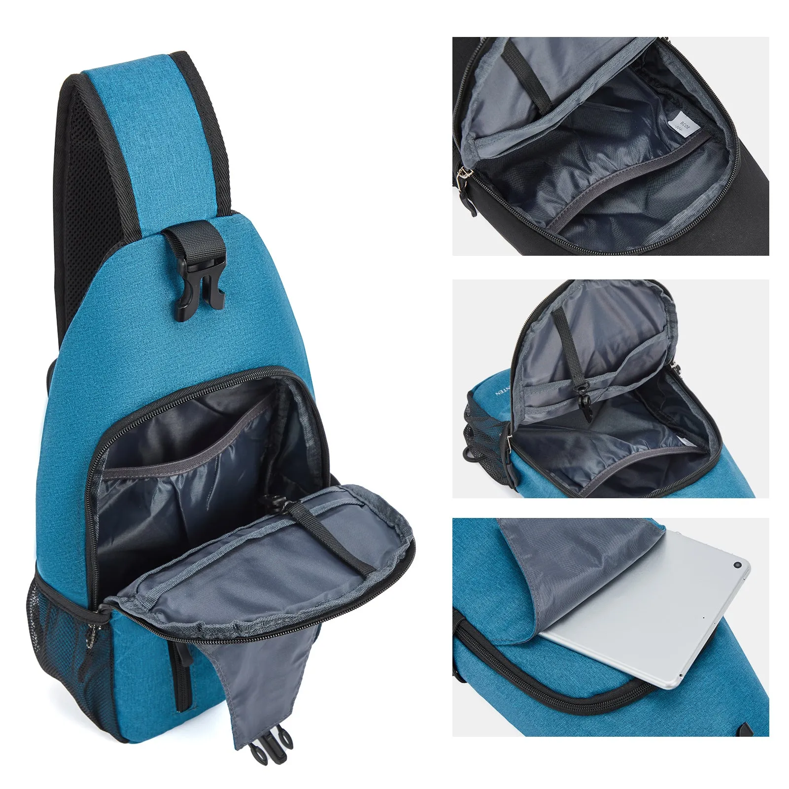 Nova Sling Bag with Cell Phone Security Organizer