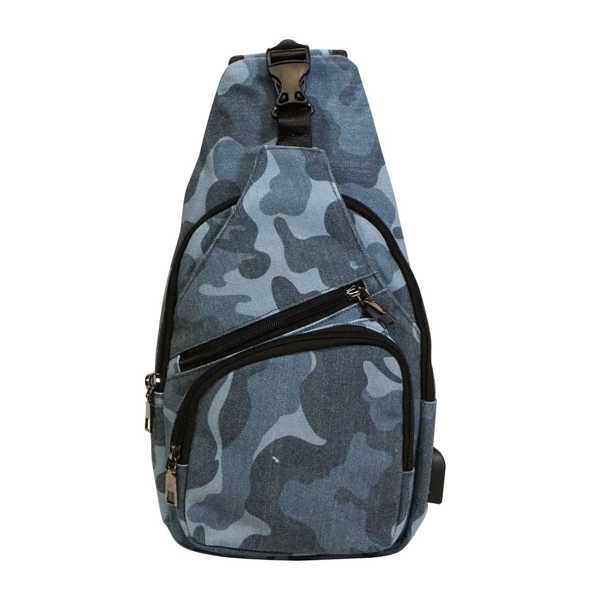 Nupouch Anti-Theft Large Daypack - Vintage Blue Camo