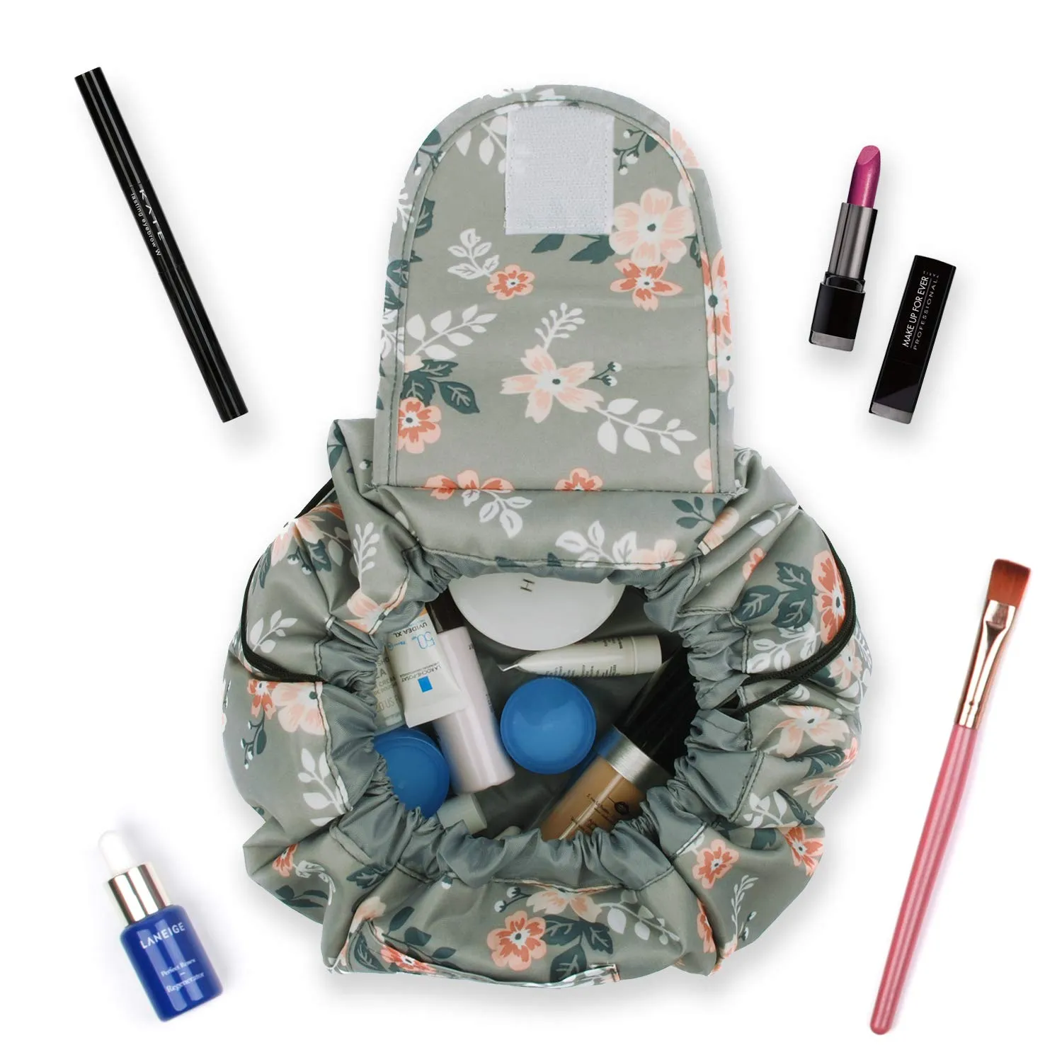 NY5021 Portable Lazy Drawstring Makeup Bag For Travel