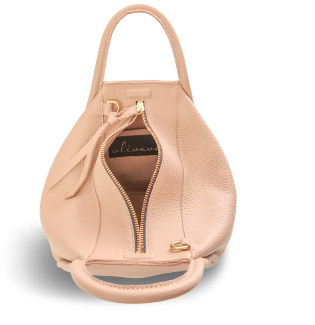 Oliveve Mini Taya Top Handle Crossbody in Italian Leather - Various Colors