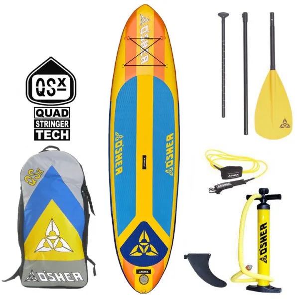 O'Shea 10'2" QSx iSUP Inflatable Stand Up Paddleboard Package - Orange