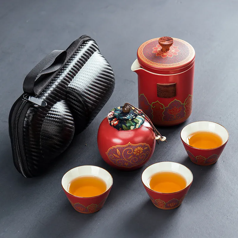 Outdoor travel Kung Fu tea