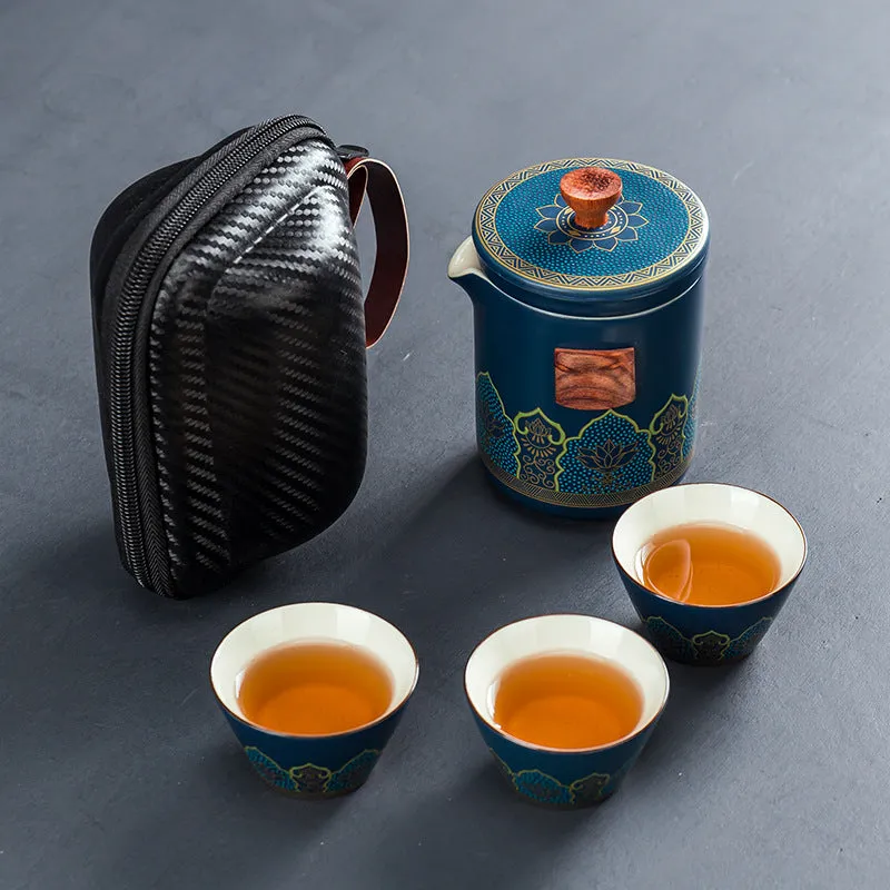 Outdoor travel Kung Fu tea