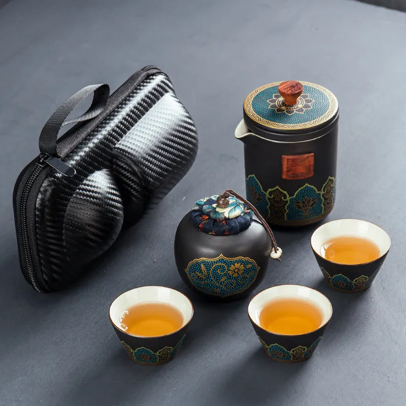 Outdoor travel Kung Fu tea