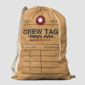 Pan Am - Crew Tag - Laundry Bag