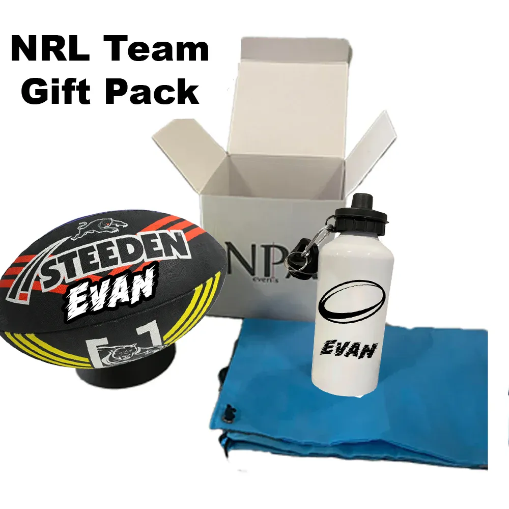 Personalised NRL Team Rugby League Gift Pack (Mini 11 Inch)