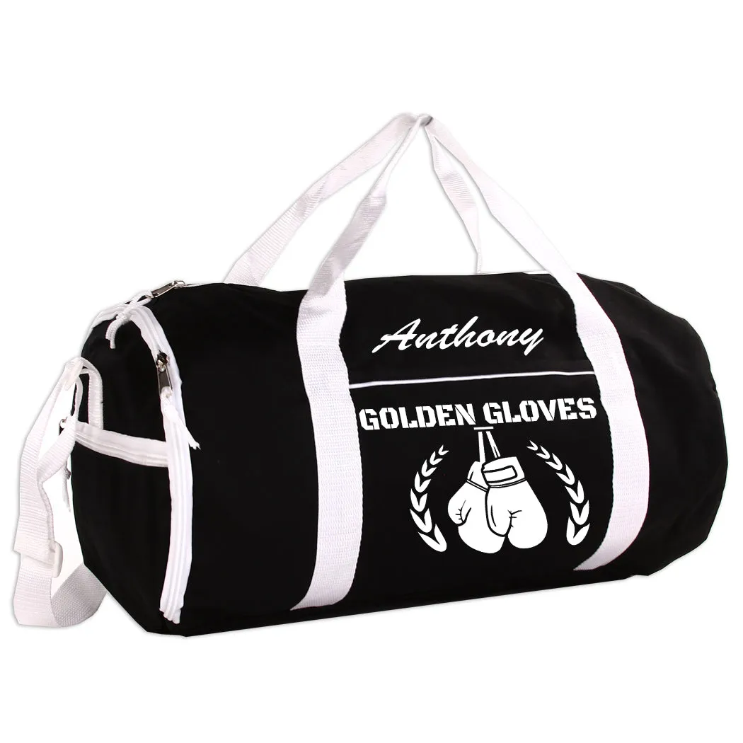 Personalized Sport/Gym Roll Duffel Bag - Boxing (Available in 4 Colors)