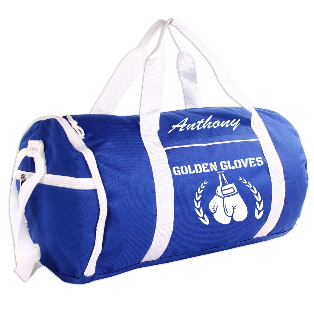 Personalized Sport/Gym Roll Duffel Bag - Boxing (Available in 4 Colors)