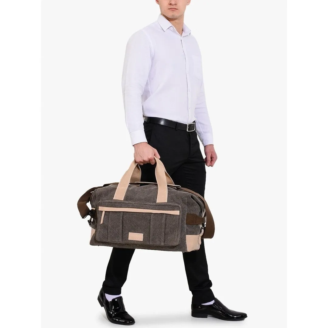 Phive Rivers Men's Leather Duffle Bag - Prm566