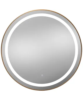 Pibbs 9880 Sola Gold LED Salon Mirror