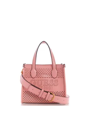 Pink Katey Perf Mini Tote Bag