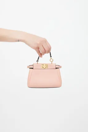 Pink Micro Peekaboo Crossbody Bag