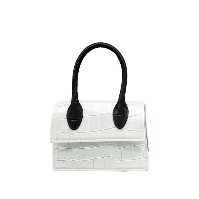 Pre Order:  Crocodile Pattern Mini Handbag