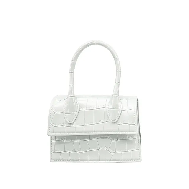 Pre Order:  Crocodile Pattern Mini Handbag