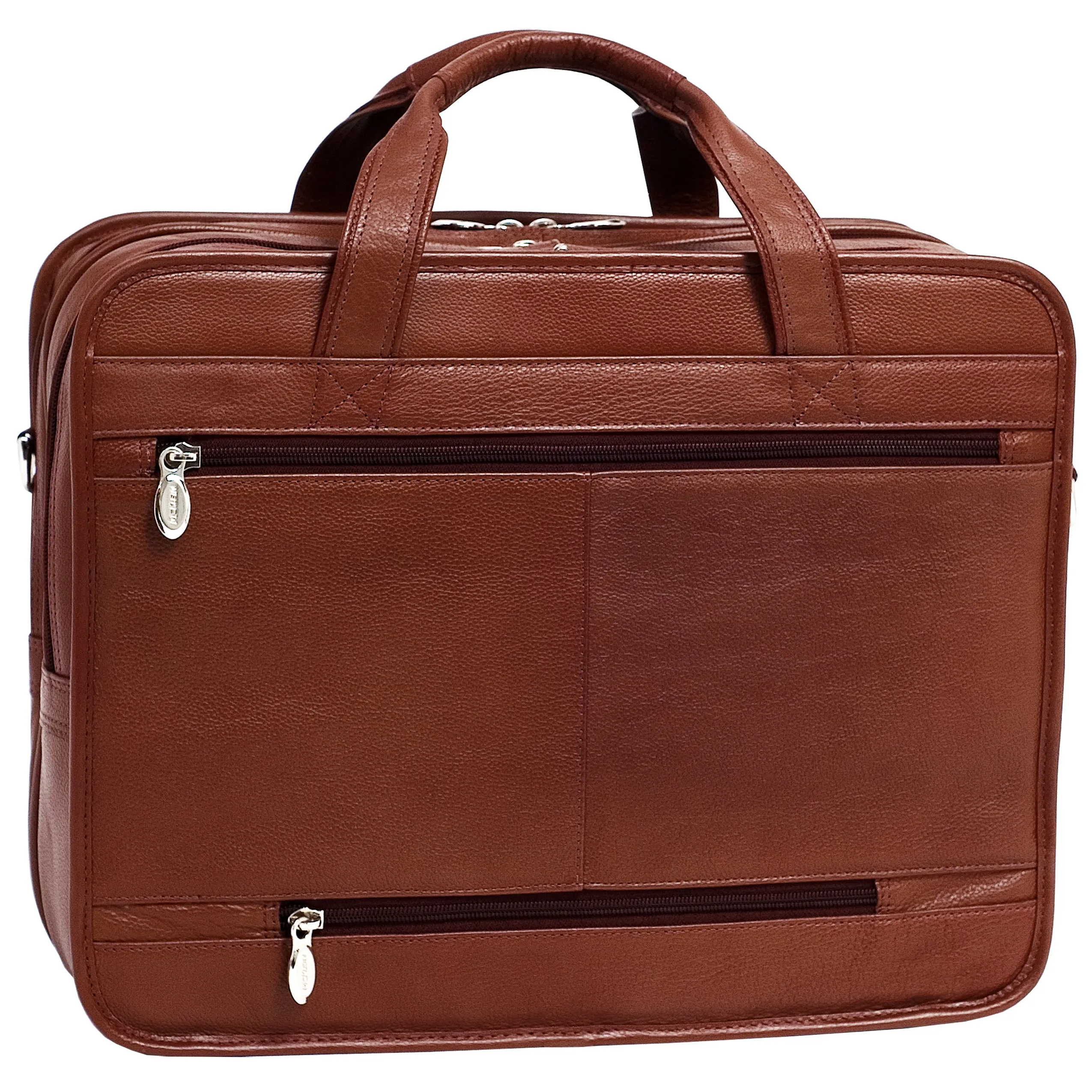 RIVER WEST | 15" Leather Laptop Briefcase