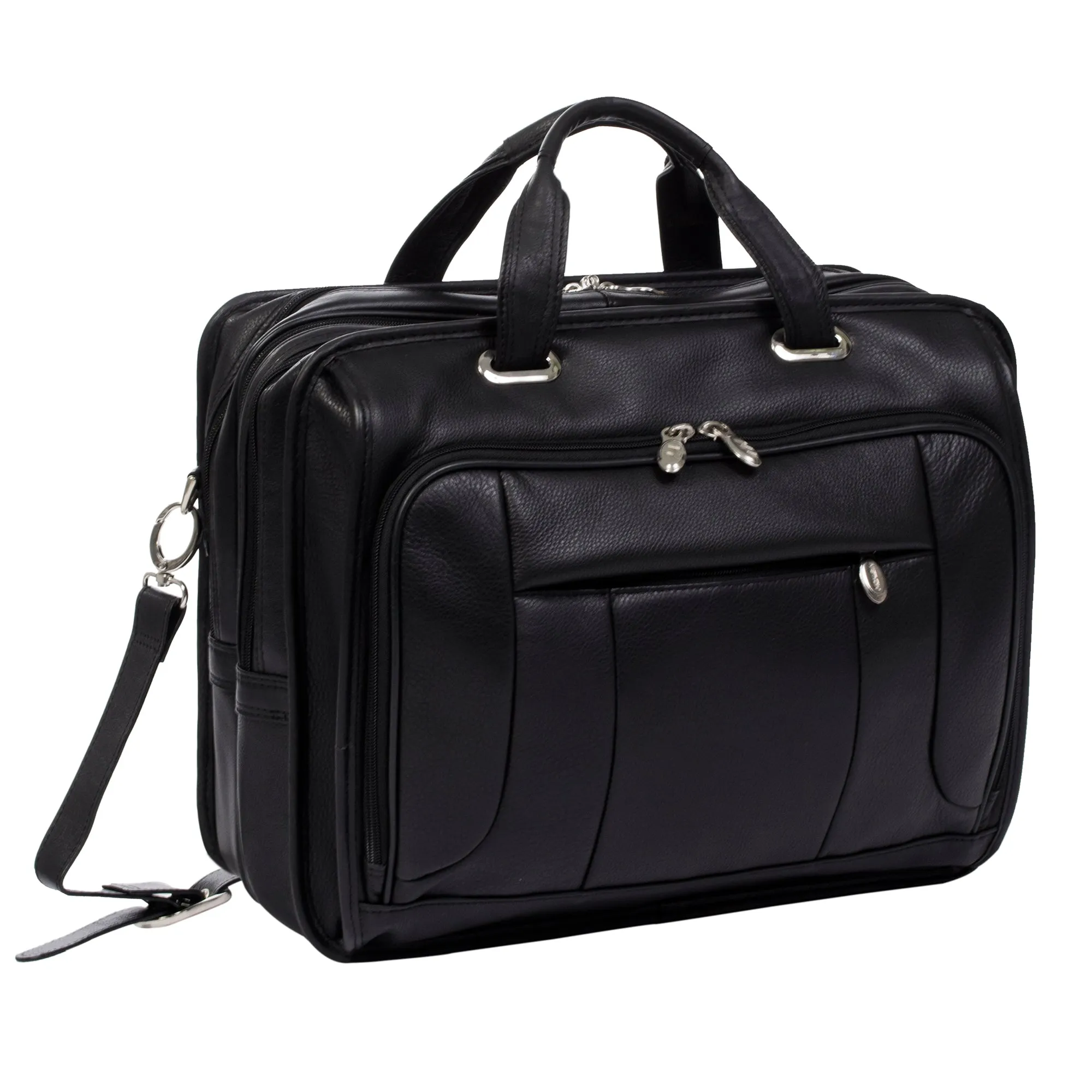 RIVER WEST | 15" Leather Laptop Briefcase