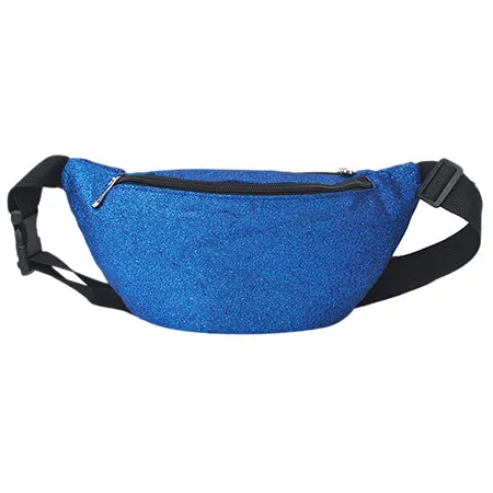 Royal Blue Glitter Fanny Pack