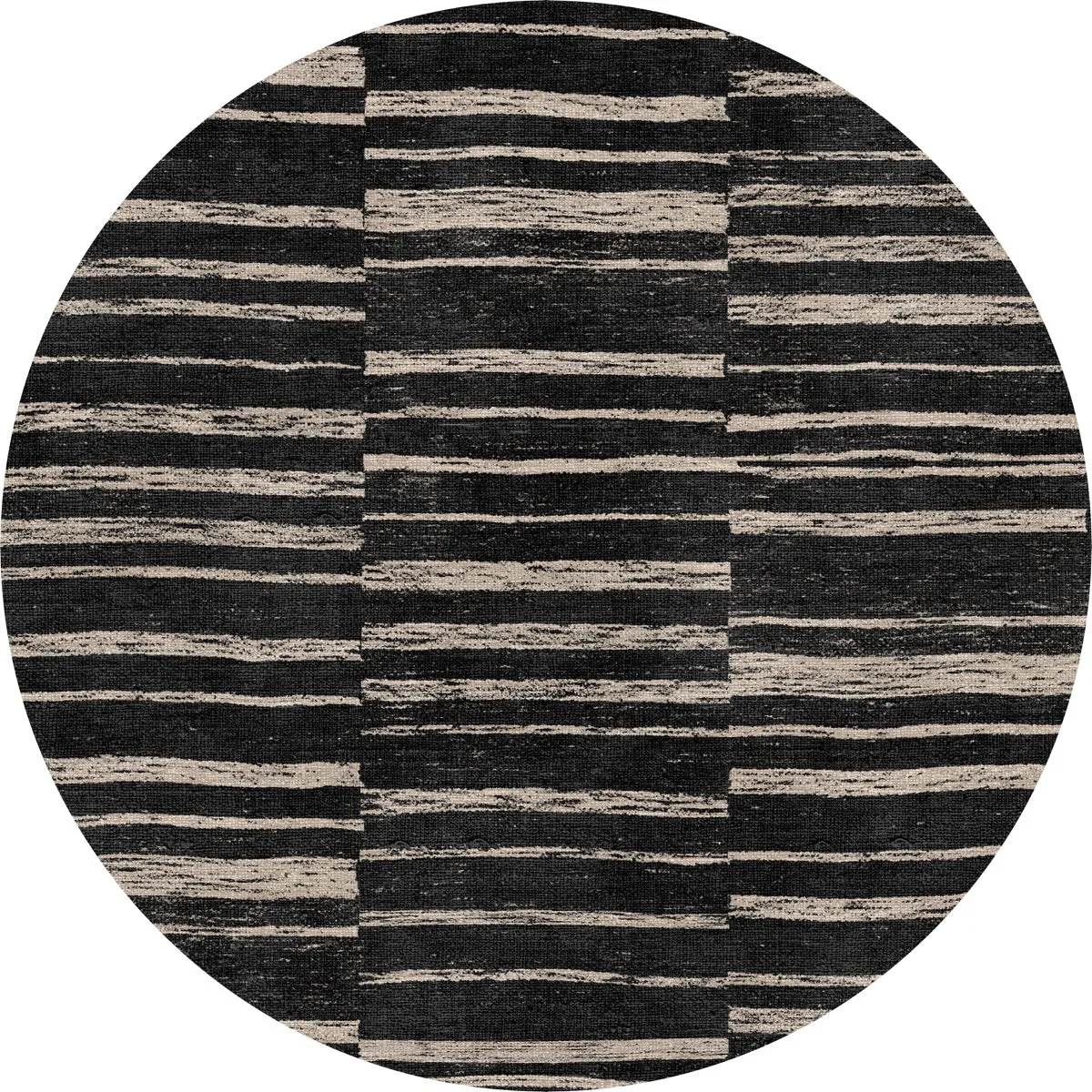 Sahara Black & Natural Rug