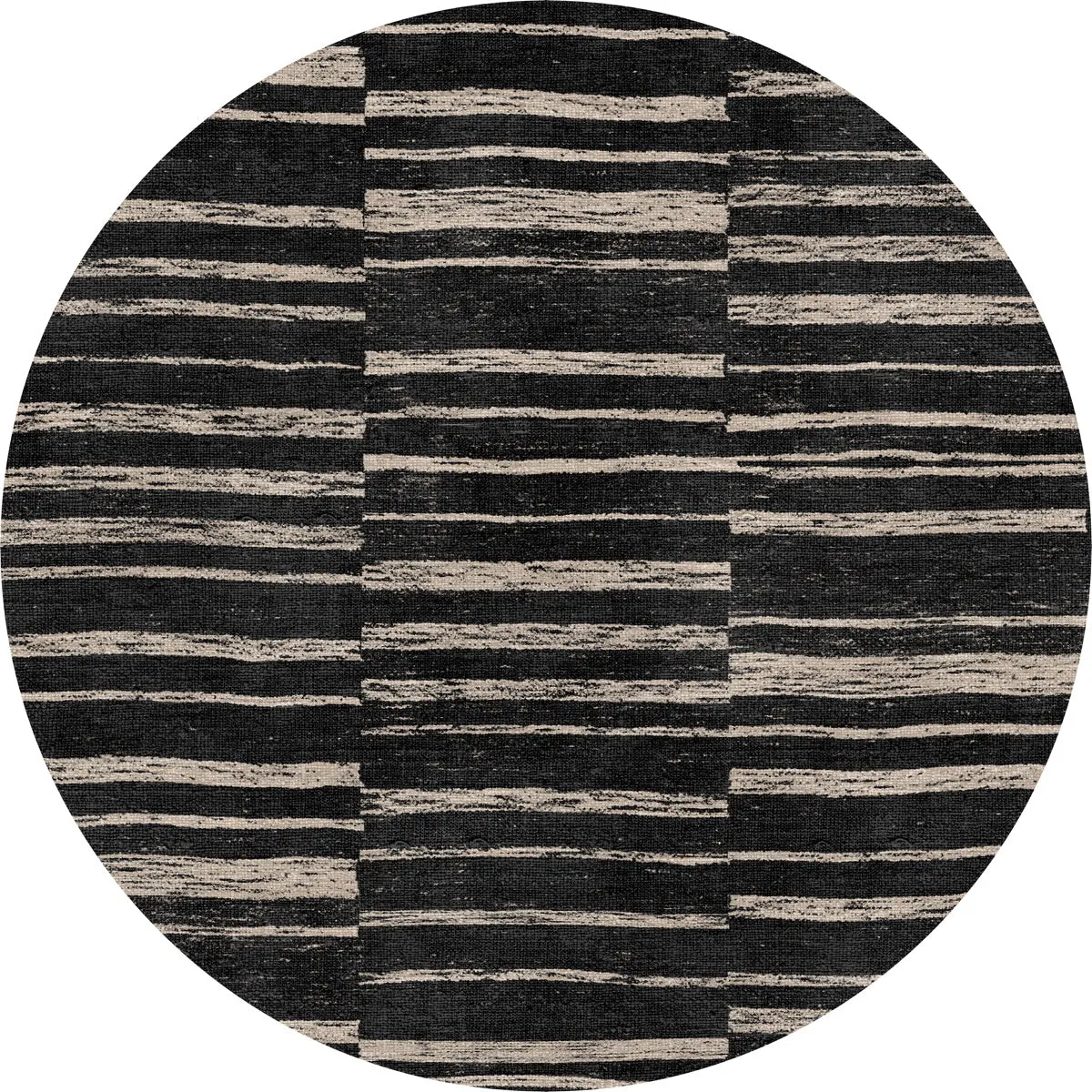 Sahara Black & Natural Rug