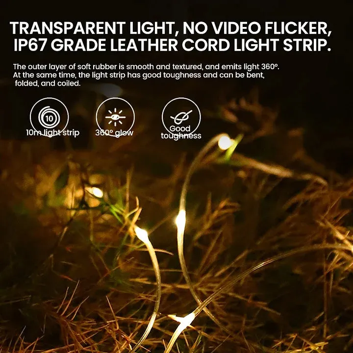 SAKER® Solar Camping String Lights