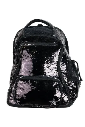 Sequin in Smokey Black Rebel Dream Bag with Black Zipper