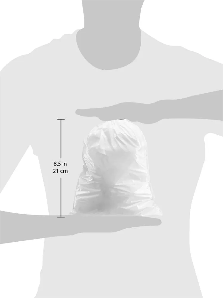 Simplehuman®* Compatible Trash Bags - Code A - 1.2 Gallon - 200/Case