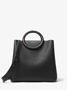 Skorpios Pebbled Leather Market Bag