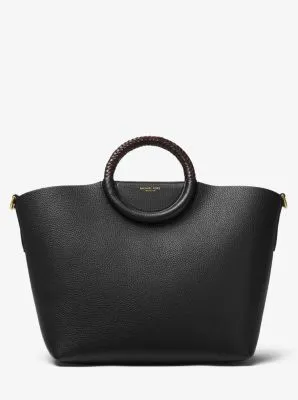 Skorpios Pebbled Leather Market Bag