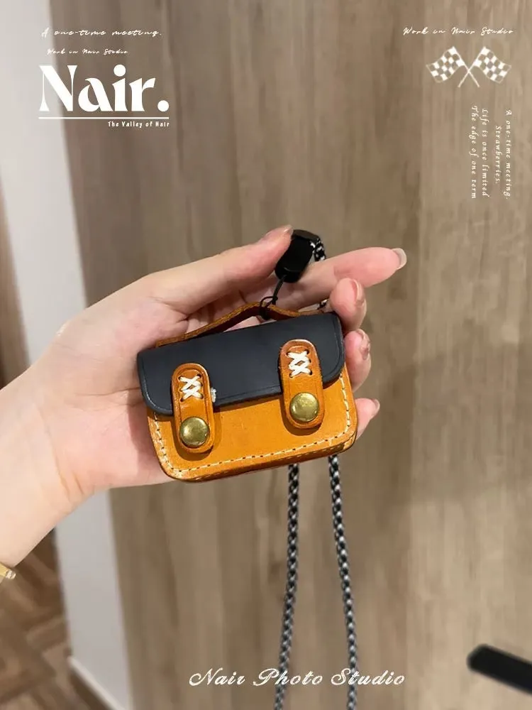 Small Postman headphone bag Purse bag /Cute Creative decorative small bag