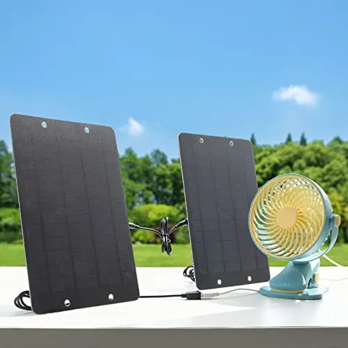 Soshine Mini Solar Panel - USB Solar Panel Charger 5v 6w with High Performance Monocrystalline for Bicycle,Cellphone,Power Bank,Camping Lanterns