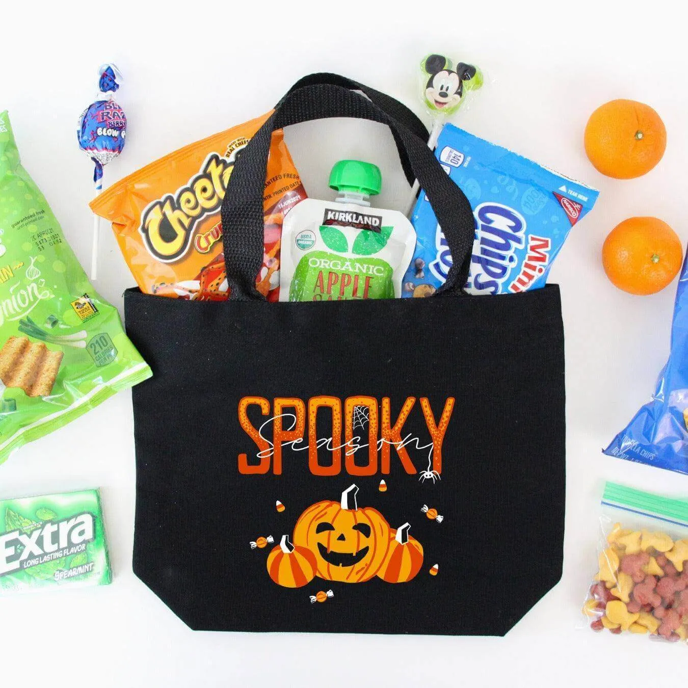 Spooky Season Canvas Tote Bag