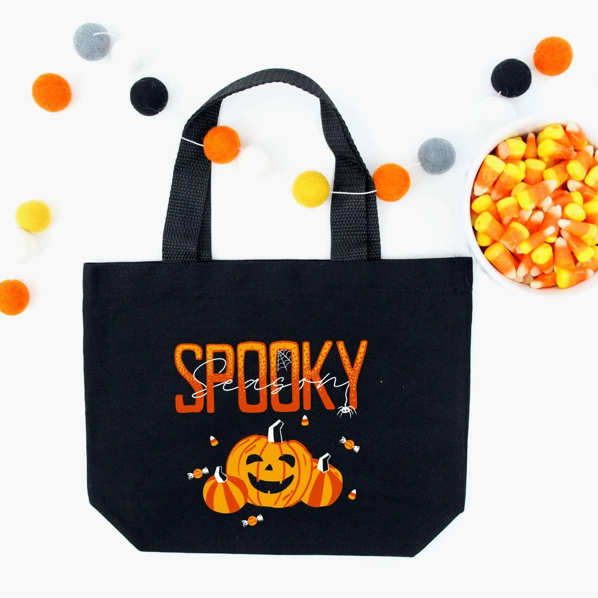 Spooky Season Canvas Tote Bag