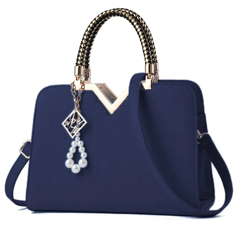 Stylish Women’s Top-handle Leather Totes Bag