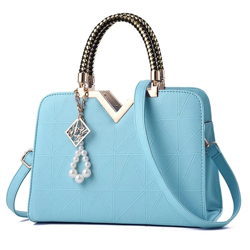 Stylish Women’s Top-handle Leather Totes Bag