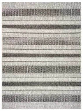 Sun shower 81246GYB Grey/Black Rug