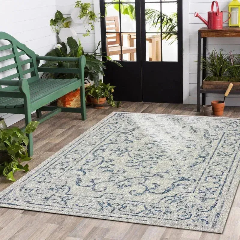 Sun shower 81249NVG Navy/Grey Rug