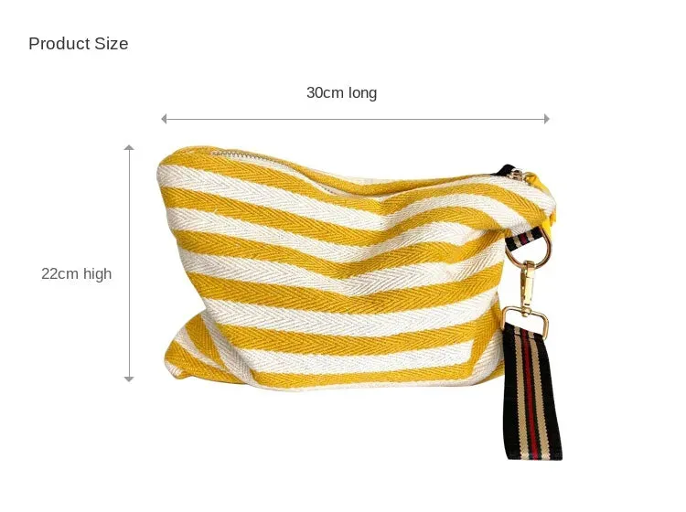 TEEK - Striped Tassel Pouch