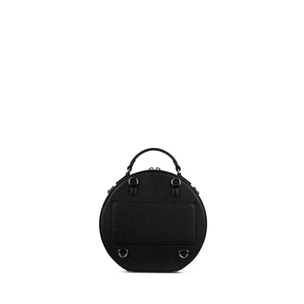 The Livia - 3-in-1 Black Vegan Leather Handbag