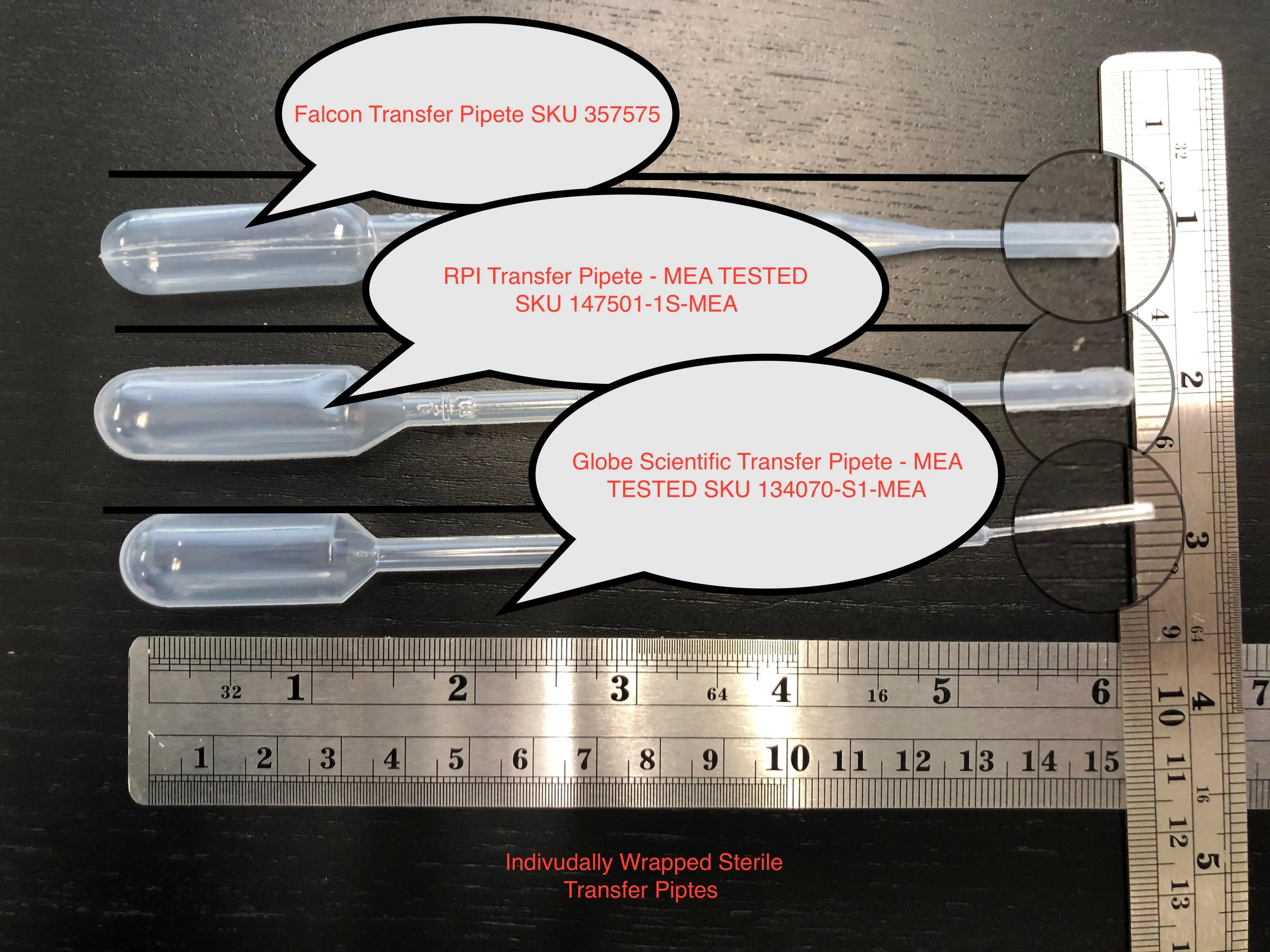 Transfer Pipet - Sterile - Individually Wrapped