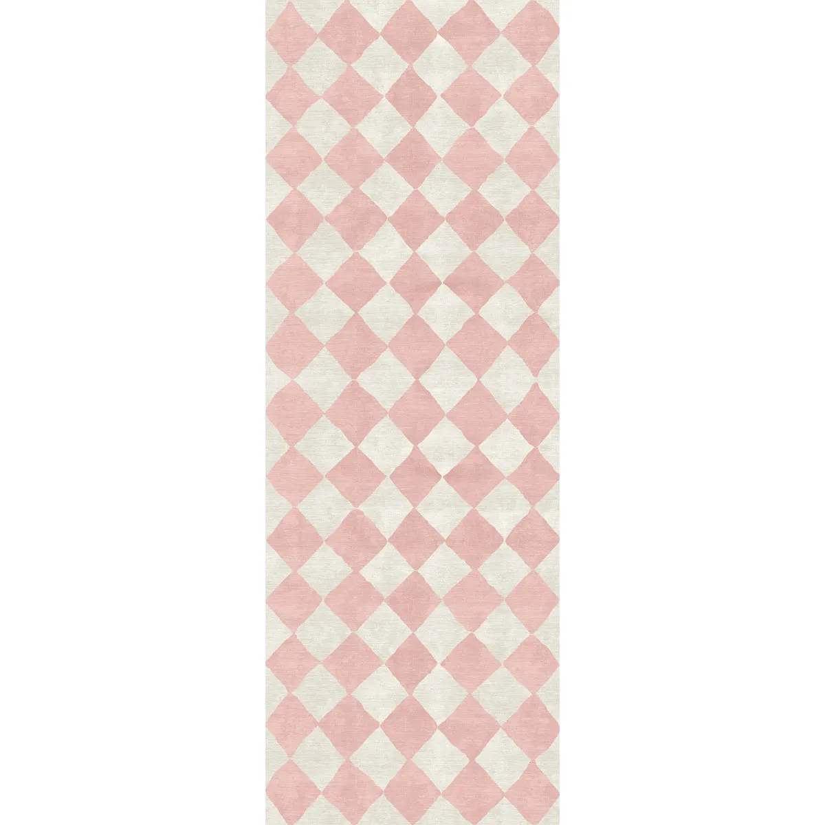 Trestres Checkered Malibu Pink & Ivory Rug