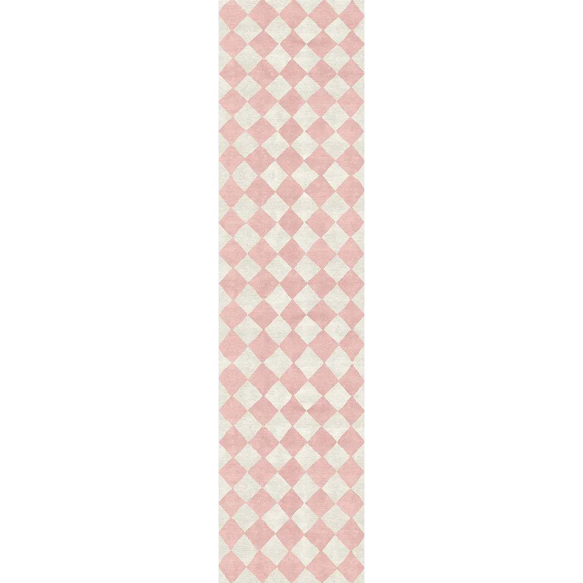 Trestres Checkered Malibu Pink & Ivory Rug