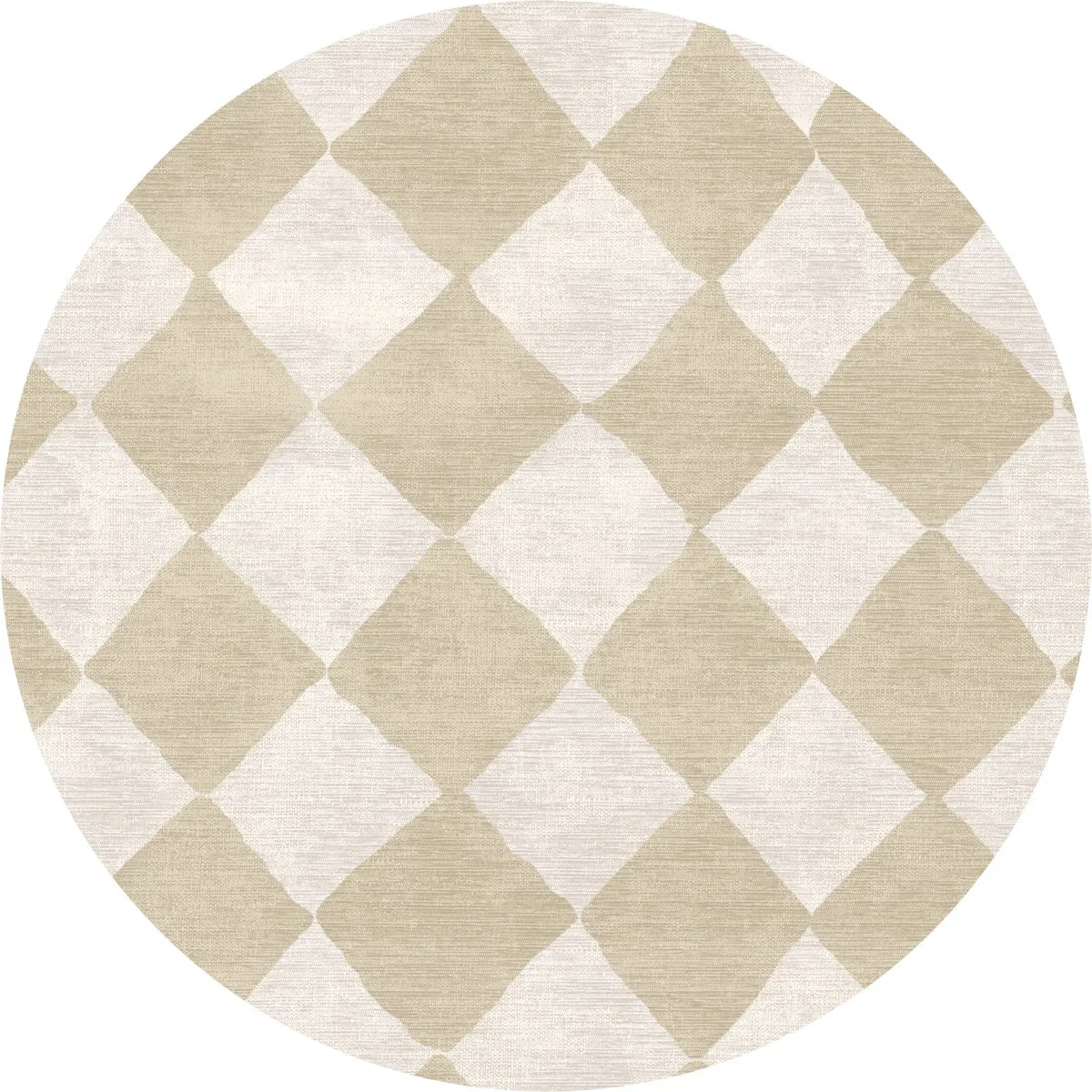 Trestres Checkered Natural & Ivory Rug