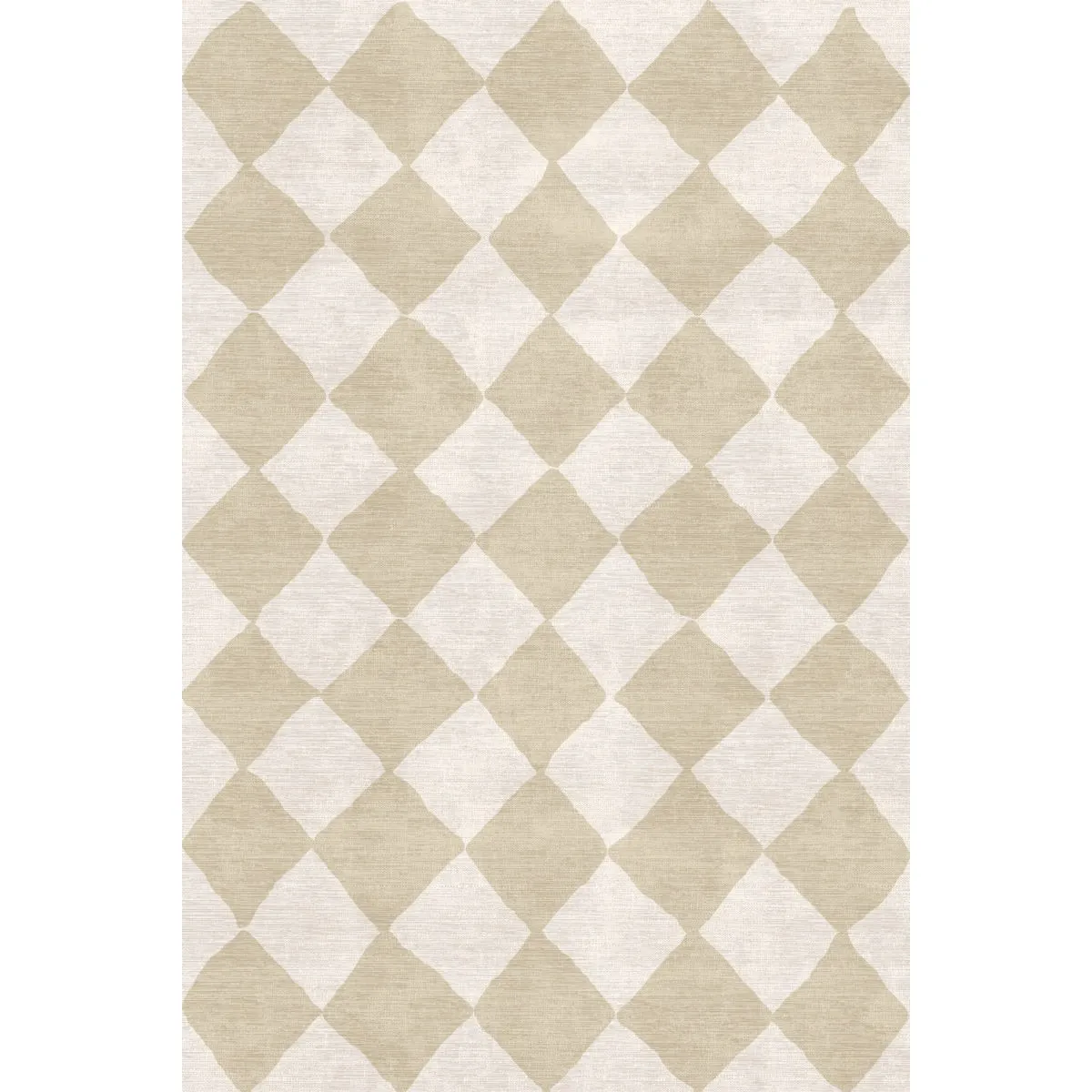 Trestres Checkered Natural & Ivory Rug