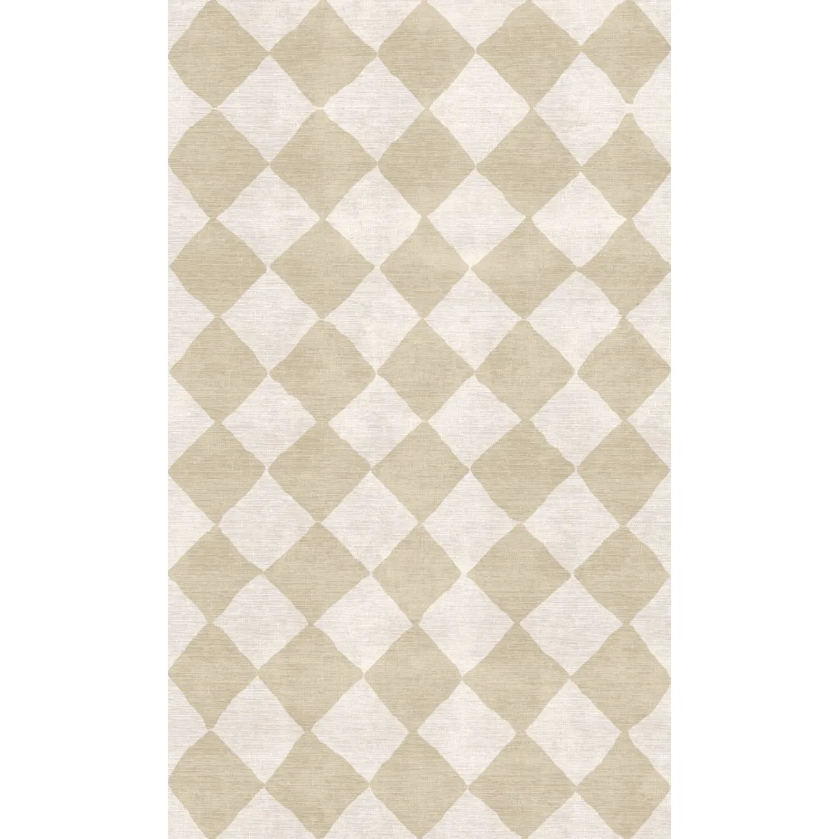 Trestres Checkered Natural & Ivory Rug