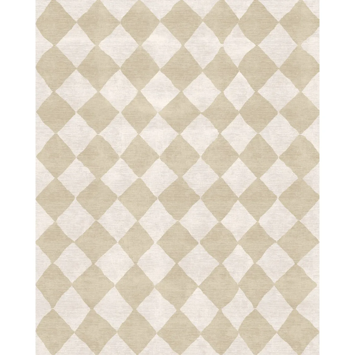 Trestres Checkered Natural & Ivory Rug