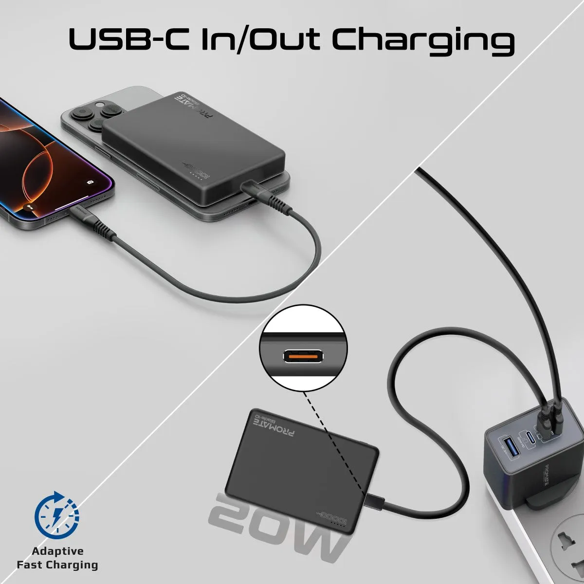 Ultra-Compact Aluminum Crafted MagSafe Compatible Wireless Charging PowerBank