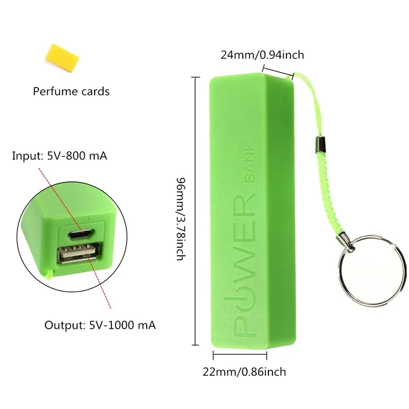 Ultra-thin and portable USB Cable Power Bank Case