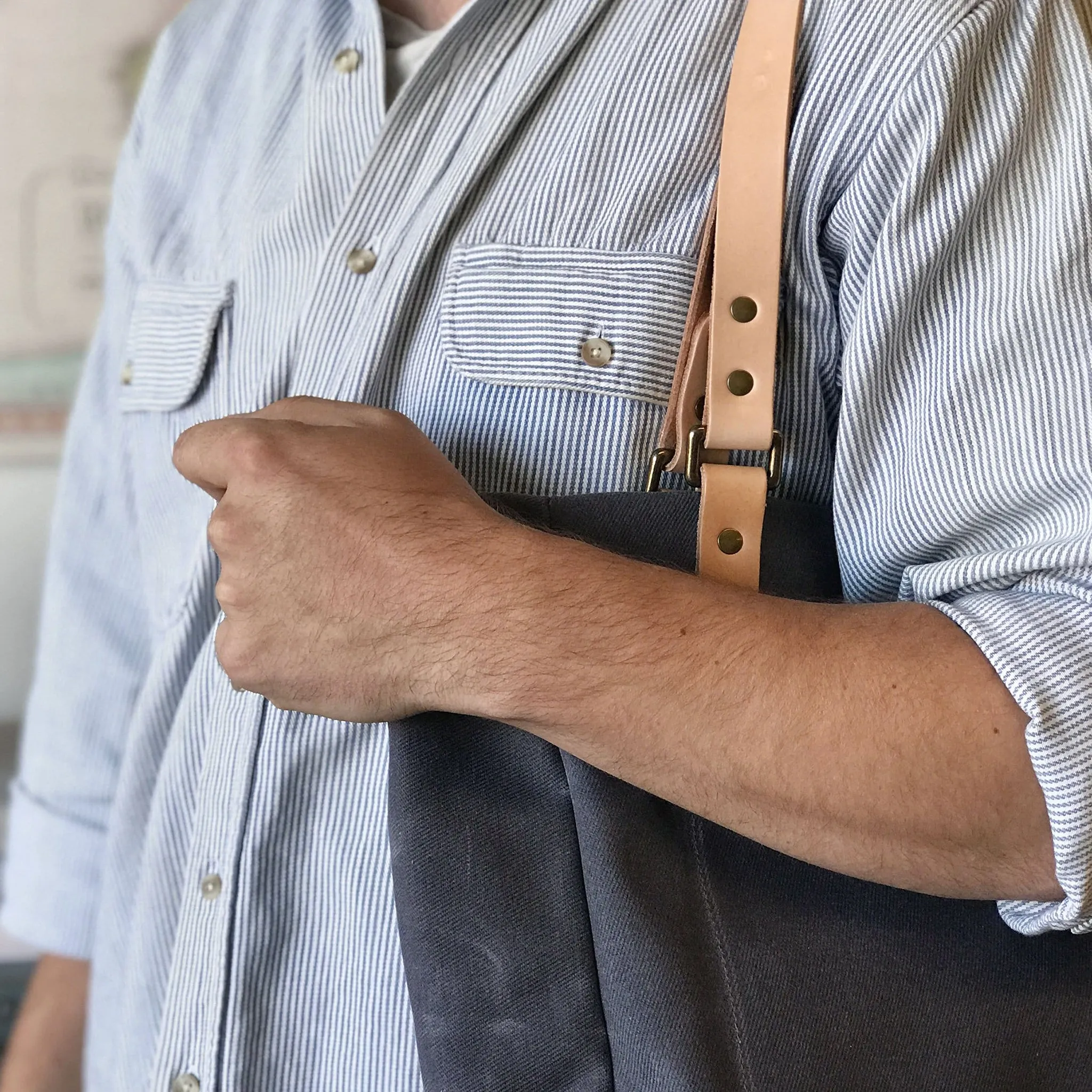 Utility Waxed Canvas Tote Bag