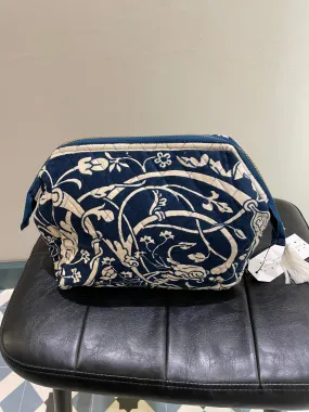 Velvet Pouch - Jaipur Blue